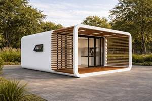 บ้านแคปซูลสำเร็จรูปคุณภาพสูง: บ้านสำเร็จรูปทรงแอปเปิ้ลยอดนิยม และบ้านพักอาศัยกลางแจ้งโครงสร้างเหล็กสมัยใหม่ - Product Image 5