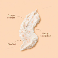 Shampoo exfoliant au sel rose et à la papaye fermentée, marque privée, pour le contrôle des excès de sébum et des pellicules