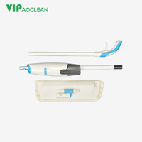 Serpillère magique en microfibre VIPaoclean avec pulvérisateur d'eau pour le nettoyage des sols de la maison et de la cuisine, serpillère plate pour nettoyer la poussière