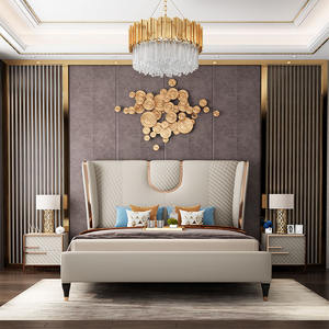 FENDY-Mobilier moderne de luxe pour chambre à coucher, lit rembourré - Product Image 4