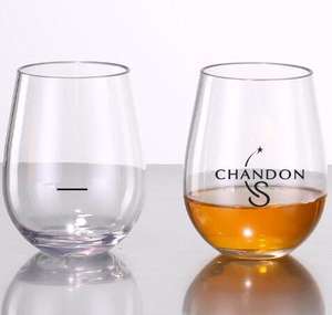 16oz बिना डंडी Dishwasher सुरक्षित, गर्मी प्रतिरोधी, अटूट और क्रिस्टल स्पष्ट Tritan प्लास्टिक वाइन ग्लास - Product Image 2