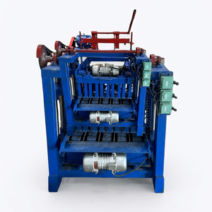 เครื่องทำอิฐปูพื้นแบบมีรูพรุนกึ่งอัตโนมัติควบคุมด้วย PLC รุ่น 4-35 ขายดีสำหรับส่งออก - Product Image 1