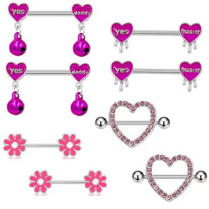 Gaby Fashion Body Jewelry Fil <span class=keywords><strong>Piercing</strong></span> Bar Anneau de poitrine Anneaux de mamelon - Product Image 3
