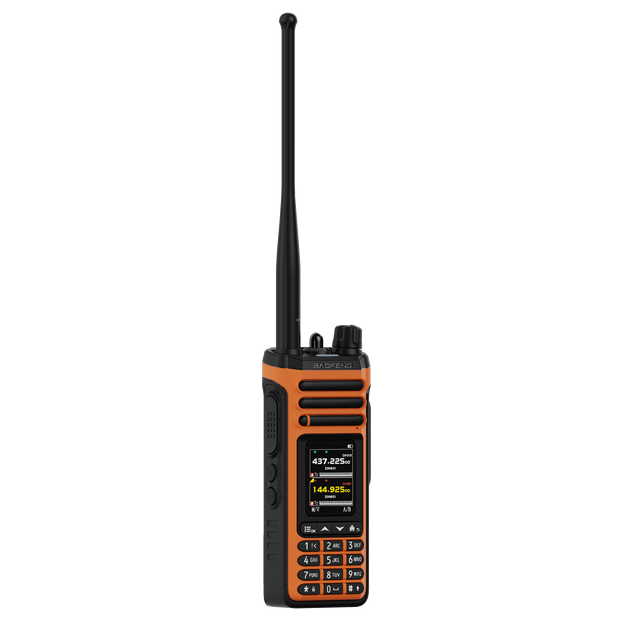 SW-9 Dual Band Ham Radio 10W High Power Two Way Radio with SI4732 Full Band Receiver Wireless Programming Man Down Alarm Radio