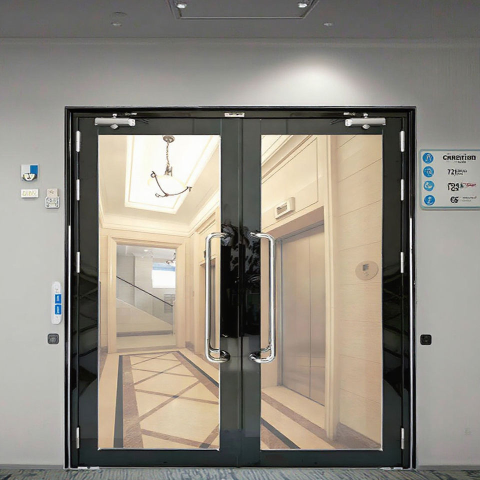 Factory Cost Price High Quality Main Entrance Glass Door Design Steel ...