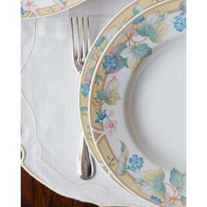 Servizio di Piatti Completo Richard Ginori Empire da 12 Pezzi con Decorazione Floreale Pastello e Vassoi di Servizio - Product Image 4