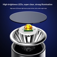 Mini Linterna LED de Bolsillo Recargable de Aluminio, Iluminación Portátil para Acampar al Aire Libre, Senderismo y Emergencias, Linterna Táctica