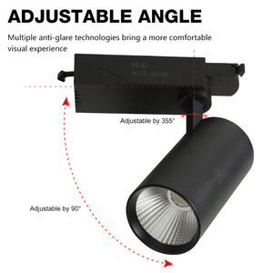 Nhà Máy Trực Tiếp Tập Trung Cao Sáng Spotlight Nhôm Độ Có Thể Điều Chỉnh 10W 15W 20W 30W 40W Cửa Hàng Trần Showroom LED Theo Dõi Ánh Sáng - Product Image 4