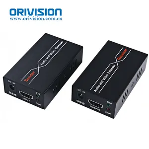 Extender HDMI da 60m su singolo UTP CAT6/7 LAN RJ45 supporto 1080P 3D Audio Video trasmettitore e ricevitore HDMI