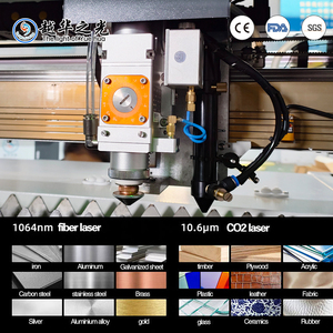 Macchina da Taglio CNC <span class=keywords><strong>a</strong></span> Doppio Percorso Ottico <span class=keywords><strong>CO2</strong></span> e Laser <span class=keywords><strong>a</strong></span> Fibra da 2000W, Raffreddata ad Acqua, per Legno e Metallo - Product Image 3