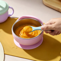 Ensemble de fourchette et cuillère d'alimentation pour bébé en silicone, pointe souple, ustensiles d'apprentissage pour tout-petits, qualité alimentaire, facile à nettoyer, passe au lave-vaisselle