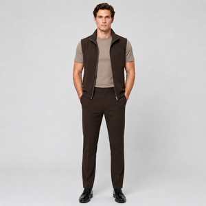 Conjunto <span class=keywords><strong>de</strong></span> <span class=keywords><strong>Ropa</strong></span> <span class=keywords><strong>de</strong></span> 3 Piezas <span class=keywords><strong>para</strong></span> Hombre, Chaqueta sin Mangas Reversible con Cierre, Camiseta <span class=keywords><strong>de</strong></span> Manga Corta, Pantalones Elásticos, OEM Personalizado - Product Image 1