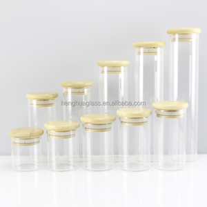 Hochwertige Borosilikatglas-Reagenzgläser 50ml 60ml 90ml 100ml 120ml Glasbehälter für Kräuter, Gewürze, Safran, Zündhölzer, Vanilleschoten-Aufbewahrung - Product Image 2