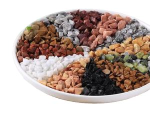 Quanerduo Chine Usine <span class=keywords><strong>Pierre</strong></span> Concassée Naturelle pour Aménagement Paysager Extérieur 1-3mm/3-5mm Non Toxique - Product Image 4