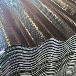 Buen Precio, Láminas de Techo Corrugadas con Recubrimiento de Color Rojo, Amarillo, Negro y Blanco, Marca Tsingshan, Certificadas ISO 9001, Estándar ASTM - Product Image 2