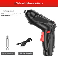 Tournevis électrique rechargeable de type pistolet, multi-vitesses, pliable, mini perceuse multifonctionnelle au lithium, ensemble d'outils portatifs robustes
