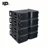 Altavoz Line Array Profesional Popular de Doble Canal con Doble Woofer Lineal de 8 Pulgadas, Imán de Neodimio, Impedancia de 8 Ohmios