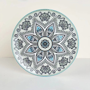 Trắng sứ Tấm Nhà hàng Bộ đồ ăn đặt giá rẻ gốm đồ ăn trang trí món ăn bộ - Product Image 2