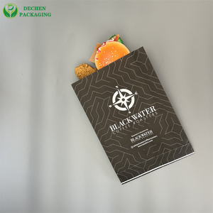 White Paper Bag Fried Food Packaging Bags for Hot Food