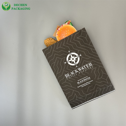 Delivery Food Bag, Hamburger Brown Paper Bags, Fast Food Paper Bags Delivery Food Bag, Hamburger Brown Paper Bags, Fast Food Paper Bags