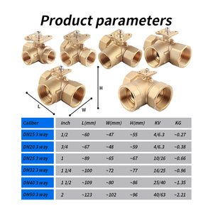 1/2 "đến 2" cơ giới bóng Van <span class=keywords><strong>3</strong></span> dây của nhãn hiệu Brass bóng van DN25 DN50 <span class=keywords><strong>mini</strong></span> thiết bị truyền động điện điều khiển bóng van - Product Image 4