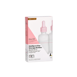 Botellas de almacenamiento multiusos de 60 ml, juego de 3 para el cuidado diario de la piel, para todo tipo de piel, fórmula K Beauty - Product Image 2