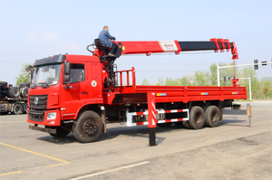 Maßgefertigter Shacman 6x4 Kranwagen mit Weichai-Motor 12-Tonnen Geradeausleger-Kran 25m Hubhöhe Hydraulische Abstützungen - Product Image 4