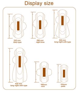 Siêu mỏng dùng một lần nữ khăn vệ sinh bông mềm <span class=keywords><strong>Lady</strong></span> Băng vệ sinh 8 lớp <span class=keywords><strong>Anion</strong></span> miếng đệm nữ tính làm chất liệu PE - Product Image 6