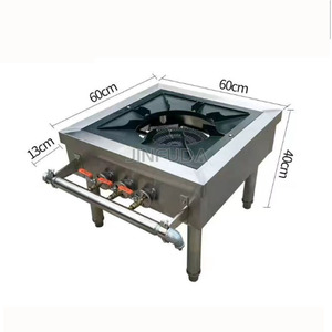 Fornello per Zuppe Commerciale in Acciaio Inox a Singolo Fuoco, Piede Corto, Risparmio Energetico - Product Image 2