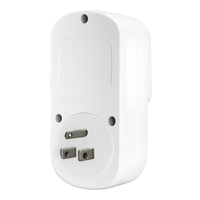 JIUJI Minuteur programmable, Alarme à distance, Enregistrement, Prise US 16A, Protection contre les surtensions et sous-tensions, Compteur kWh prépayé, Disjoncteur intelligent WiFi CE