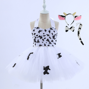 Lindo Vestido de Jirafa para Niña Pequeña, <span class=keywords><strong>Disfraz</strong></span> de Animal de Dibujos Animados para Niños, Disfraces de Halloween para Niñas, Vestidos de Tutú de Navidad - Product Image 2