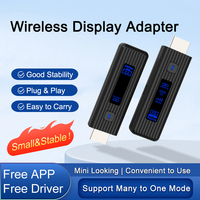 Extenseur HDMI sans fil 2026 50M 5Ghz 1080P à faible latence, Plug and Play, émetteur-récepteur audio-vidéo avec affichage LED