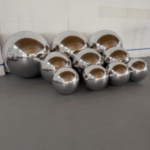 Bola de Espejo Plateada Hinchable, Grande, Brillante, <span class=keywords><strong>Gigante</strong></span> para Discoteca, Globo para Fiesta, Decoración de Eventos Navideños, <span class=keywords><strong>Esfera</strong></span> Reflectante de PVC - Product Image 5