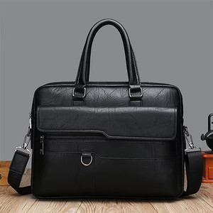 2024 Tùy Chỉnh Sang Trọng PU Da Kinh Doanh Túi Xách Chất Lượng Máy Tính Xách Tay Túi Da Thời Trang Máy Tính Xách Tay Túi Cho Người Đàn Ông Kinh Doanh Sử Dụng - Product Image 4