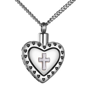 Custom 316L Stainless Steel Memorial Pendant Urn Blank <b>Necklace</b> Cremation Jewelry <b>For</b> <b>Ashes</b> Engraving - Product Image 2