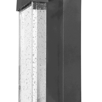 Applique murale LED extérieure moderne en aluminium étanche avec verre à bulles pour jardin, villa, entrée, porche, cour arrière, allée