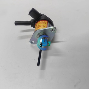 อะไหล่รถขุดคุณภาพสูงใหม่ วาล์วโซลินอยด์หยุดน้ำมันเชื้อเพลิง 12V รุ่น 1A021-60017 1A02160017 สำหรับเครื่องยนต์ D1503 รถขุด KX121-3S KX161-3S KX91 - Product Image 4