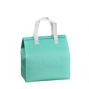 Sac isotherme personnalisé avec logo vintage, en tissu non tissé, durable, pour la restauration rapide, les plats à emporter, les pique-niques en plein air - Product Image 1