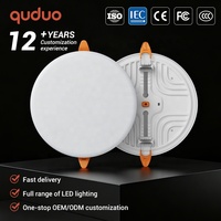 Plafonnier LED encastré ultra-plat sans cadre, rond, 9W 15W 24W 36W, idéal pour les centres commerciaux, les marchés et les maisons – Excellent rapport qualité-prix