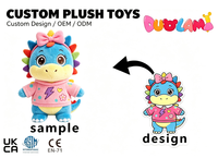 Peluche OEM de haute qualité en tissu doux pour enfants, idéale comme cadeau promotionnel d'entreprise