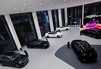 Atelier et entrepôt préfabriqués modernes à grande portée en structure acier à faible coût avec panneaux sandwich pour salles d'exposition automobiles 4S