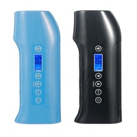 Pompe à air électrique sans fil portable, mini pompe pour pneus de voiture avec éclairage LED, fonction de banque d'alimentation SOS, 100 PSI, pompe rechargeable par USB