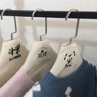 Housse de protection antidérapante pour cintre en coton à un seul niveau, personnalisable avec logo, écologique, Bestiform