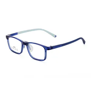 Toptan çocuklar çocuk Unisex gözlük TR90 tasarım gözlük gözlük çerçeveleri pürüzsüz menteşeli gözlük gözlük