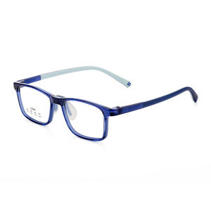Lunettes colorées carrées unisexes pour enfants Vente en gros TR90 Design Optique Montures Lunettes de protection à charnière lisse pour enfants - Product Image 4
