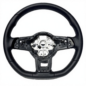 Volante de Coche Actualizado de Modelo Antiguo a Nuevo, Forrado en Cuero para Volkswagen GOLF MK6 MK5 GTI R <span class=keywords><strong>GTS</strong></span> GTD MK7 <span class=keywords><strong>POLO</strong></span> - Product Image 1