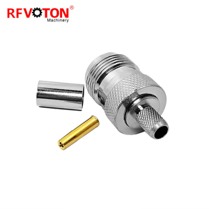 <span class=keywords><strong>Conector</strong></span> Coaxial N Hembra Recto de Crimpado Directo de Fábrica para Cable WTR240 en Stock - Product Image 1
