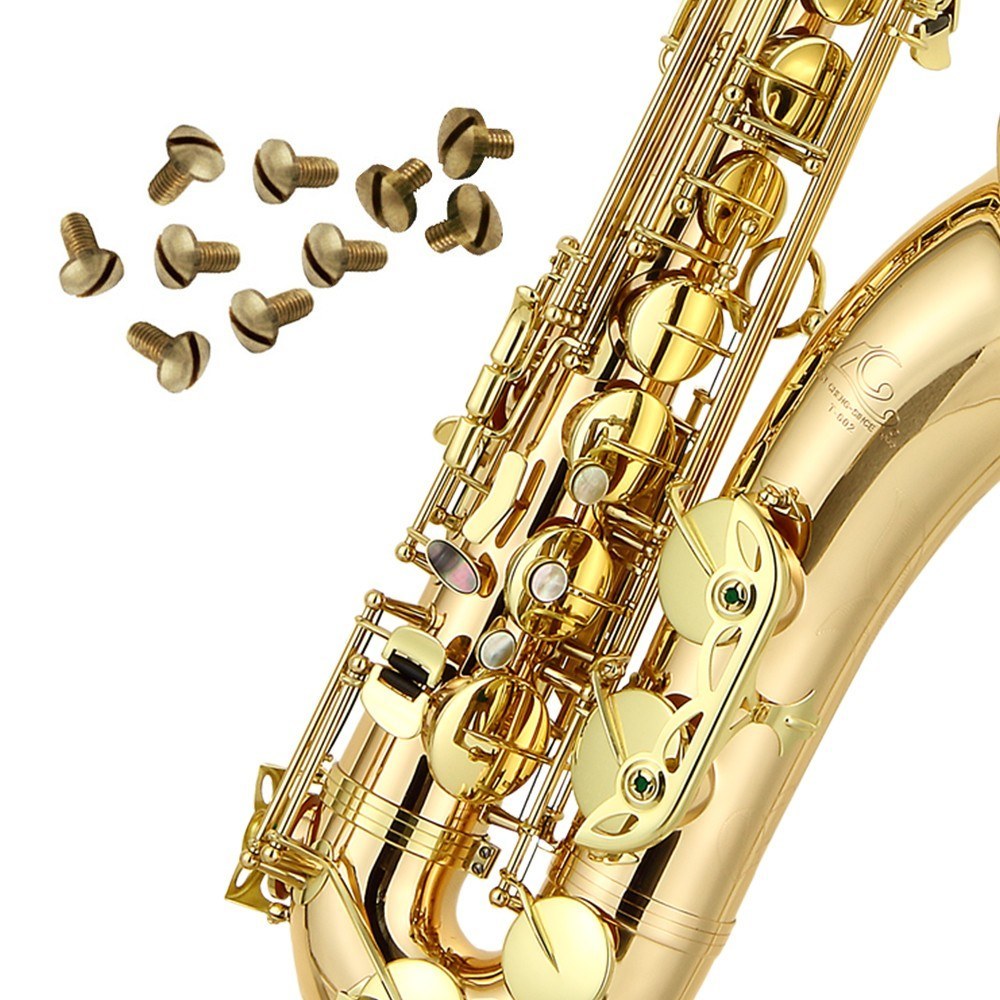 YIWENG 9 pièces boutons de Saxophone ensemble de 9 pièces boutons de clé en pierre de saxophone pour Saxophone Alto
