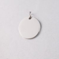 Vente en gros de disques circulaires vierges en acier inoxydable poli miroir, argenté et doré, de 15 mm et 18 mm, pour la fabrication de breloques, de pendentifs et de charms