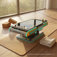 Équipement de jeu d'arcade en métal, billard numérique 3D, mahjong, machines de divertissement commerciales à monnayeur, en ligne, garantie 1 an